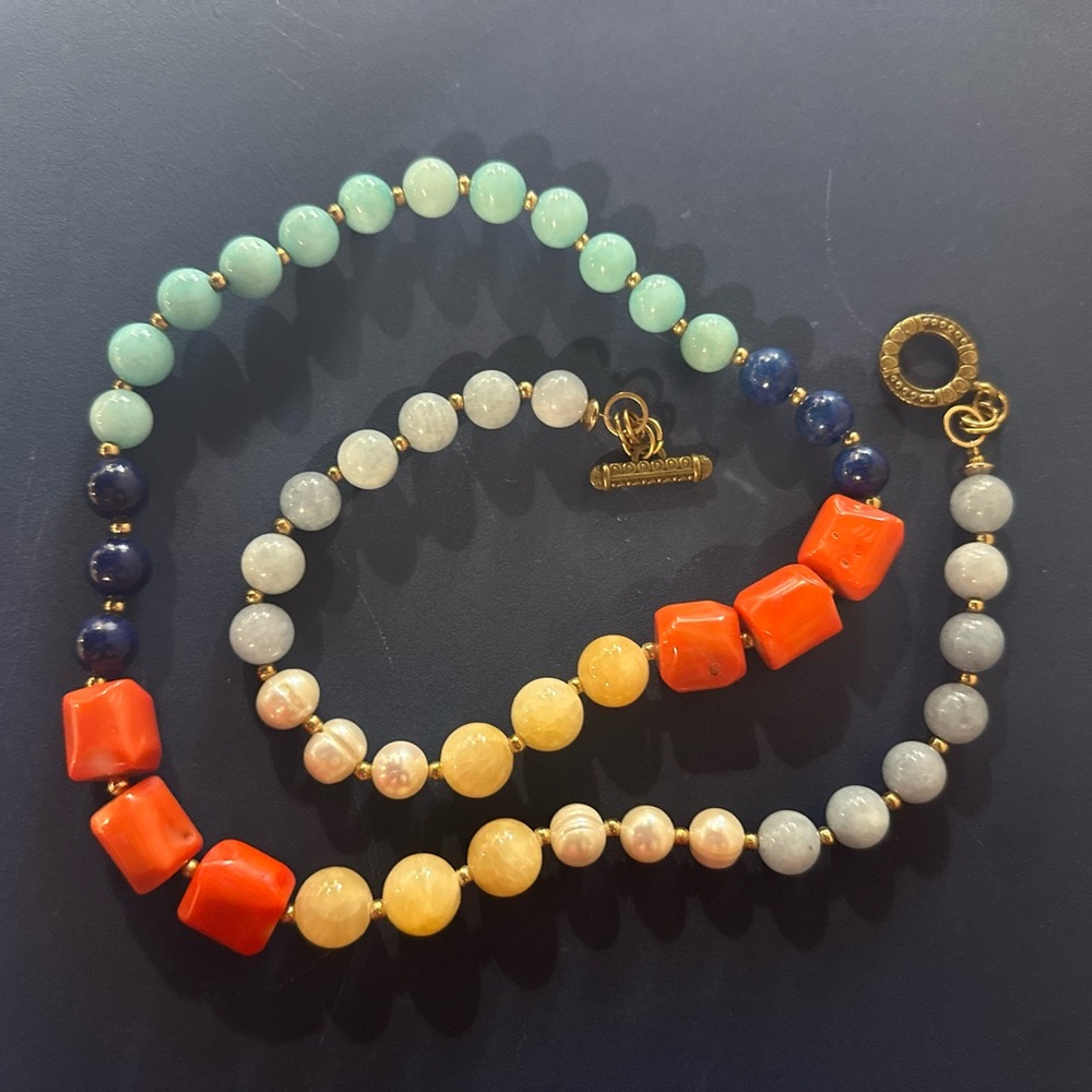 Stone beaded necklace